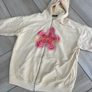 Local Heroes Oversized Yellow Zip Up Jacket PacSun